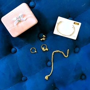 Peridot jewelry set (August birthstone)